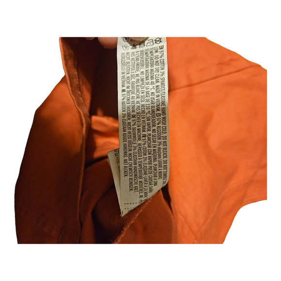 Forever 21 Small Orange Full Zip Mini Skirt - Picture 4 of 7